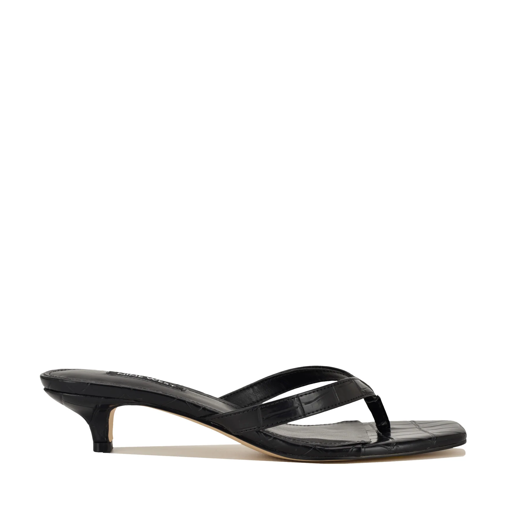 Cassa Thong Kitten Heel Sandals