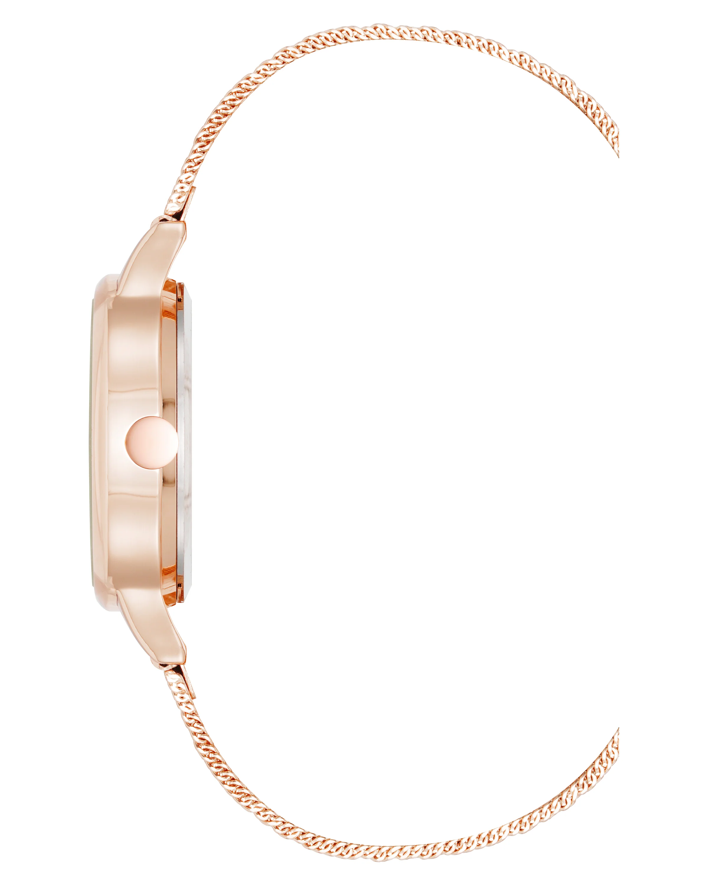 Crystal Accented Dial Mesh Watch - Image 3