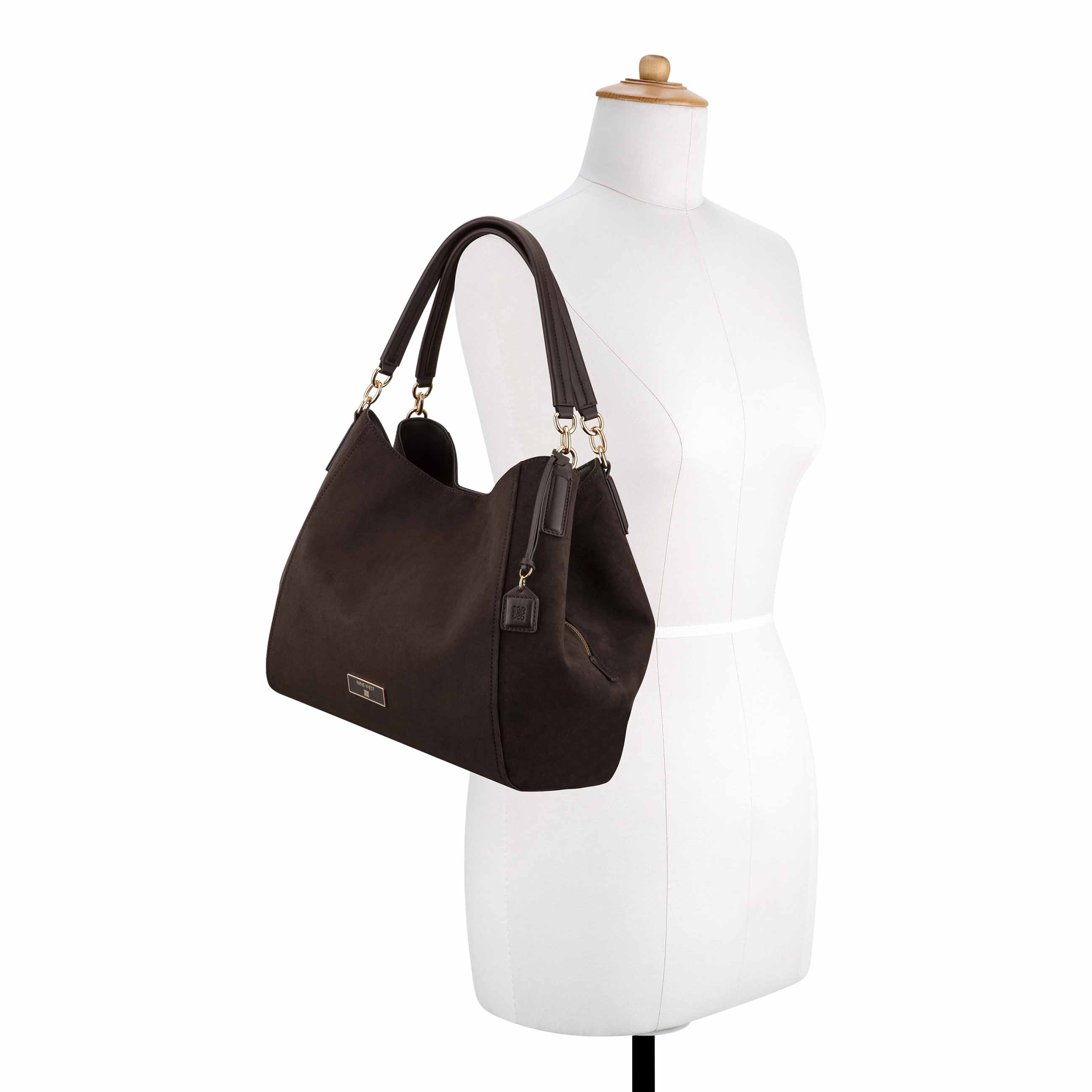Deacon Large Triple Compartment Shoulder Bag - Image 5