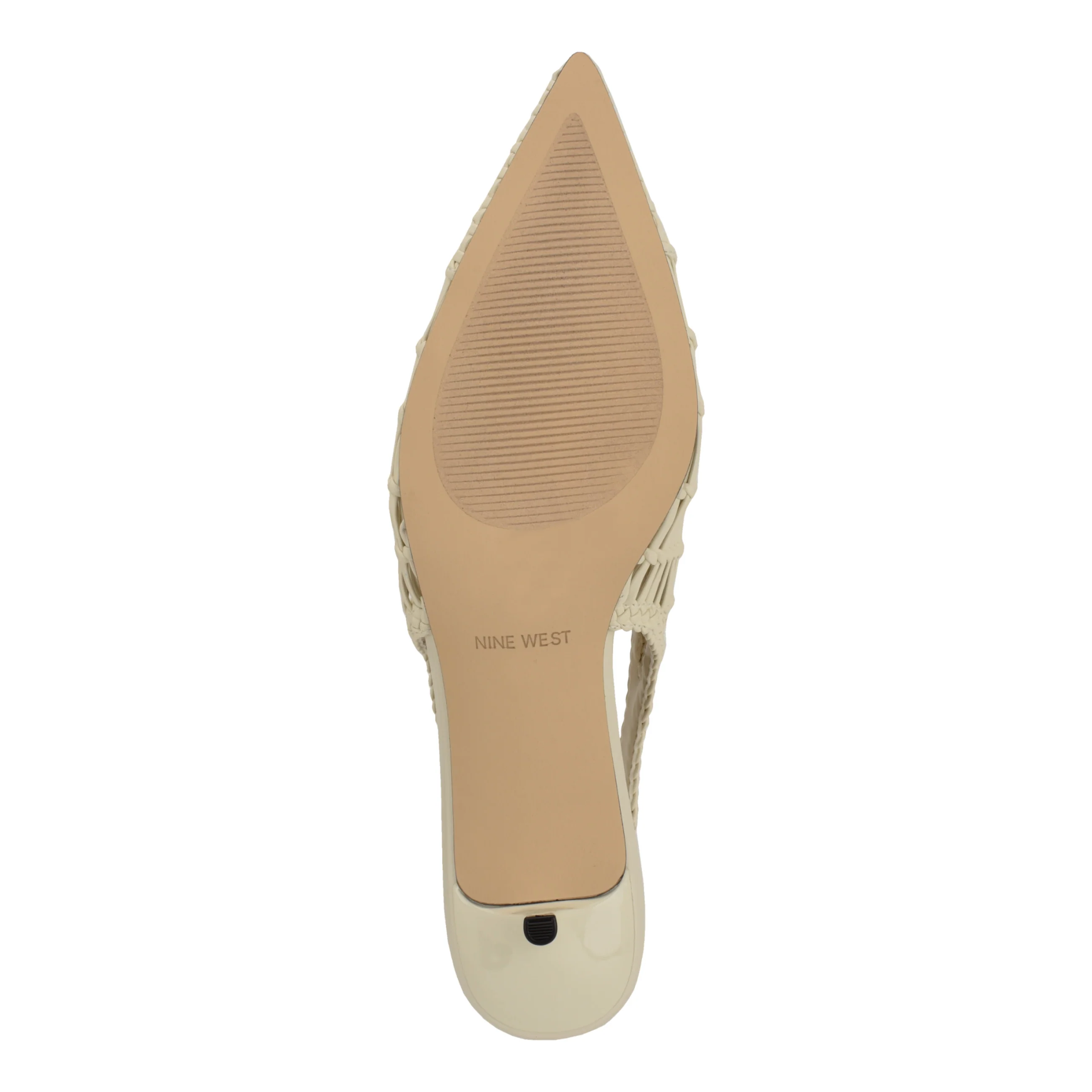 Edela Woven Kitten Heel Slingback Pumps - Image 5