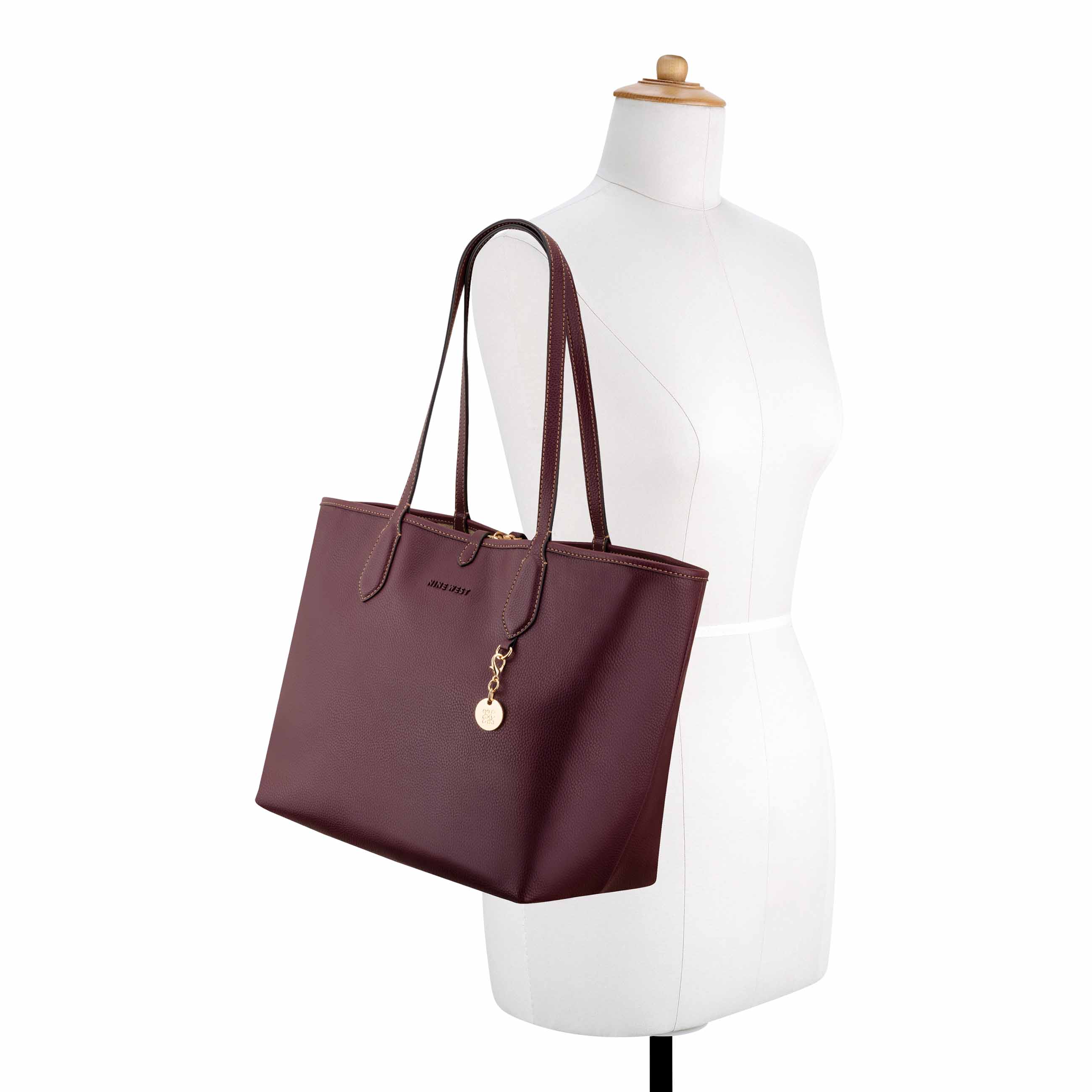 Emerick Reverisble Tote with Removable Shoulder Bag - Image 10