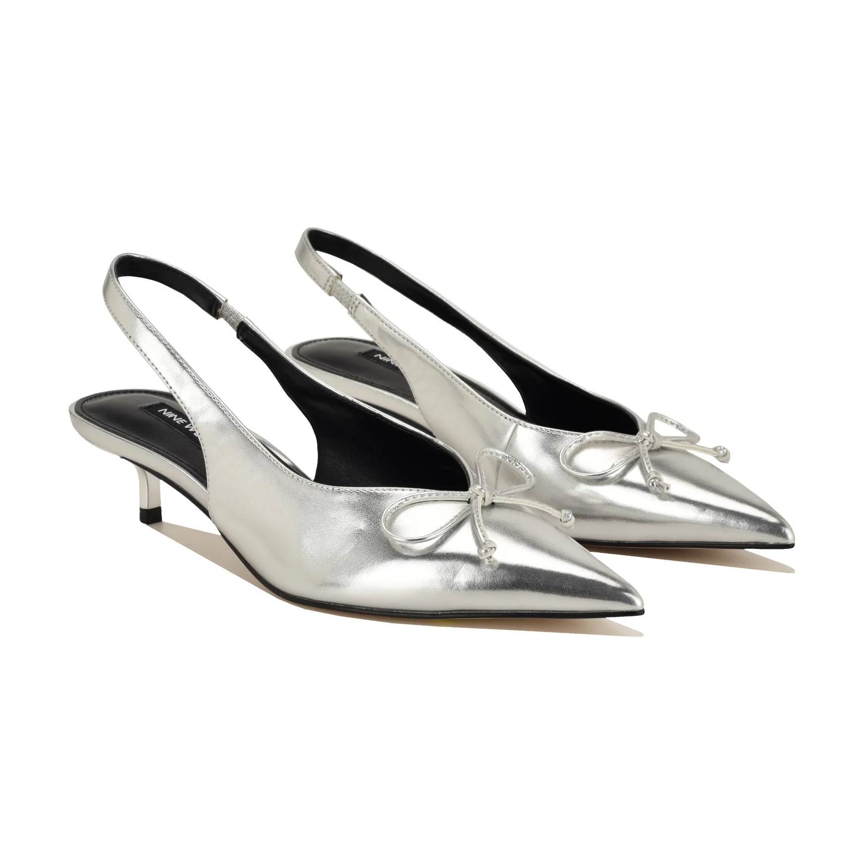 Evaa Kitten Heel Slingback Pumps - Image 2