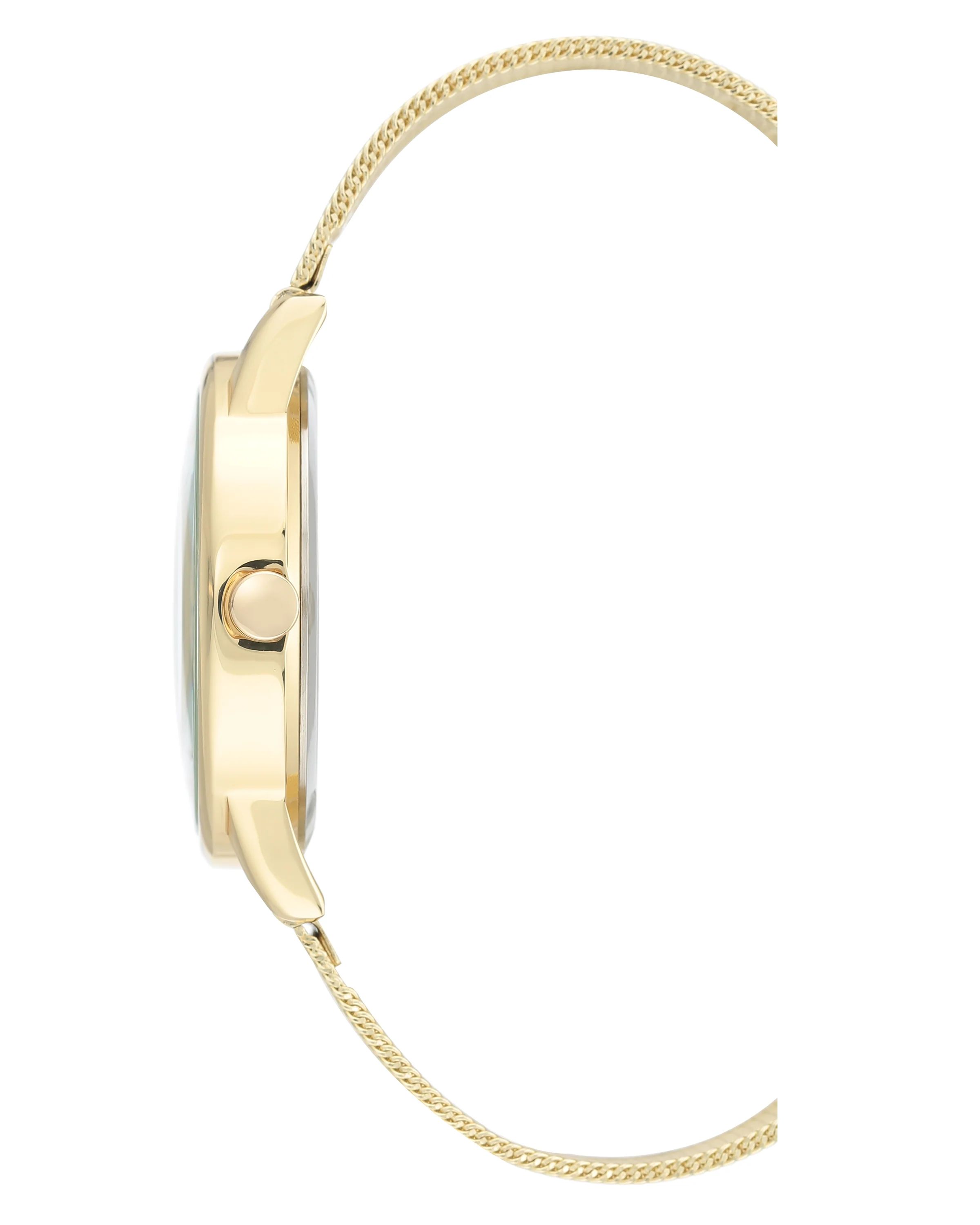 Floral Dial Mesh Bracelet Watch - Image 2