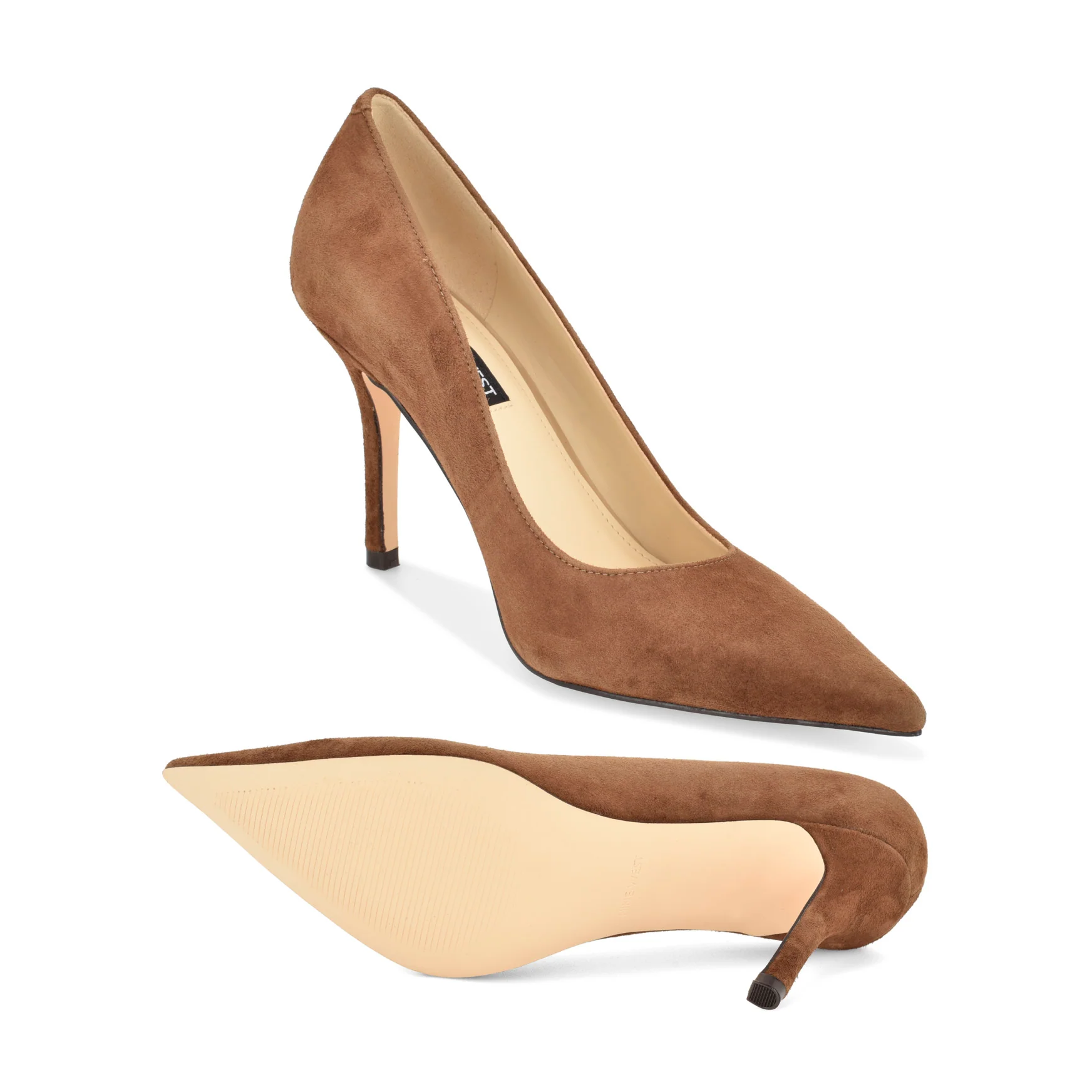 Gemmha Leather Pointy Toe Pumps - Image 4
