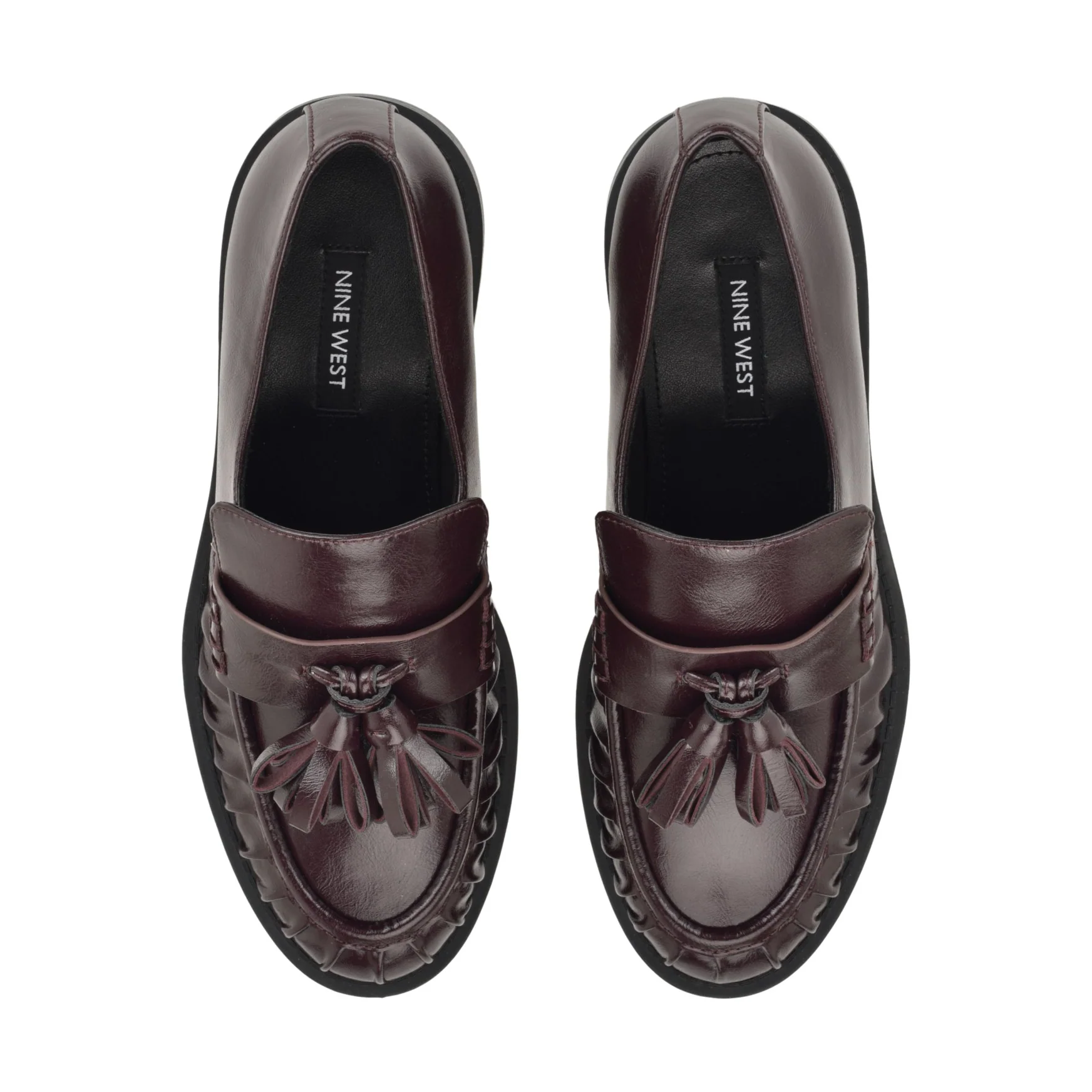 Gersen Ruched Tassle Loafers - Image 5