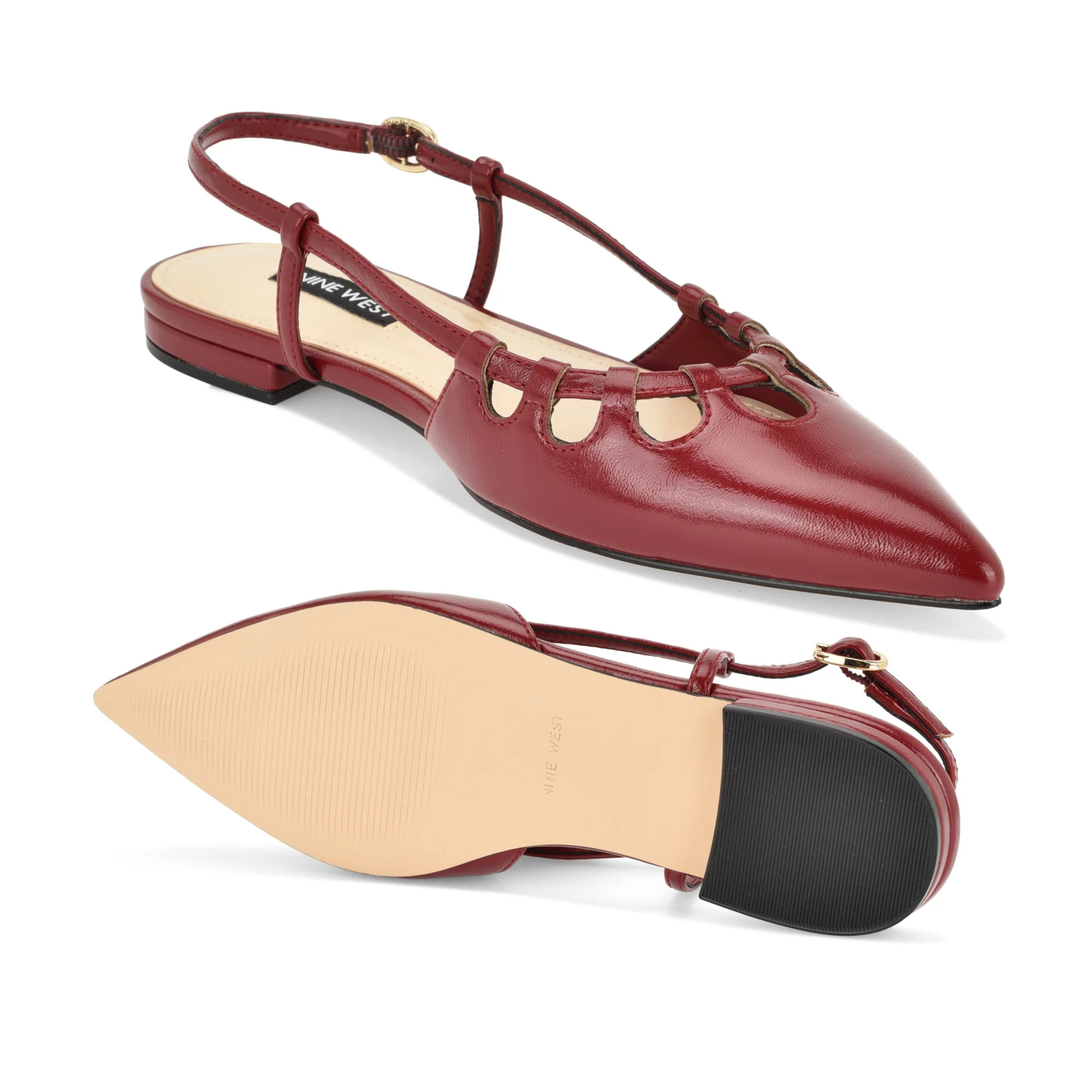 Harra Cutout Slingback Flats - Image 4