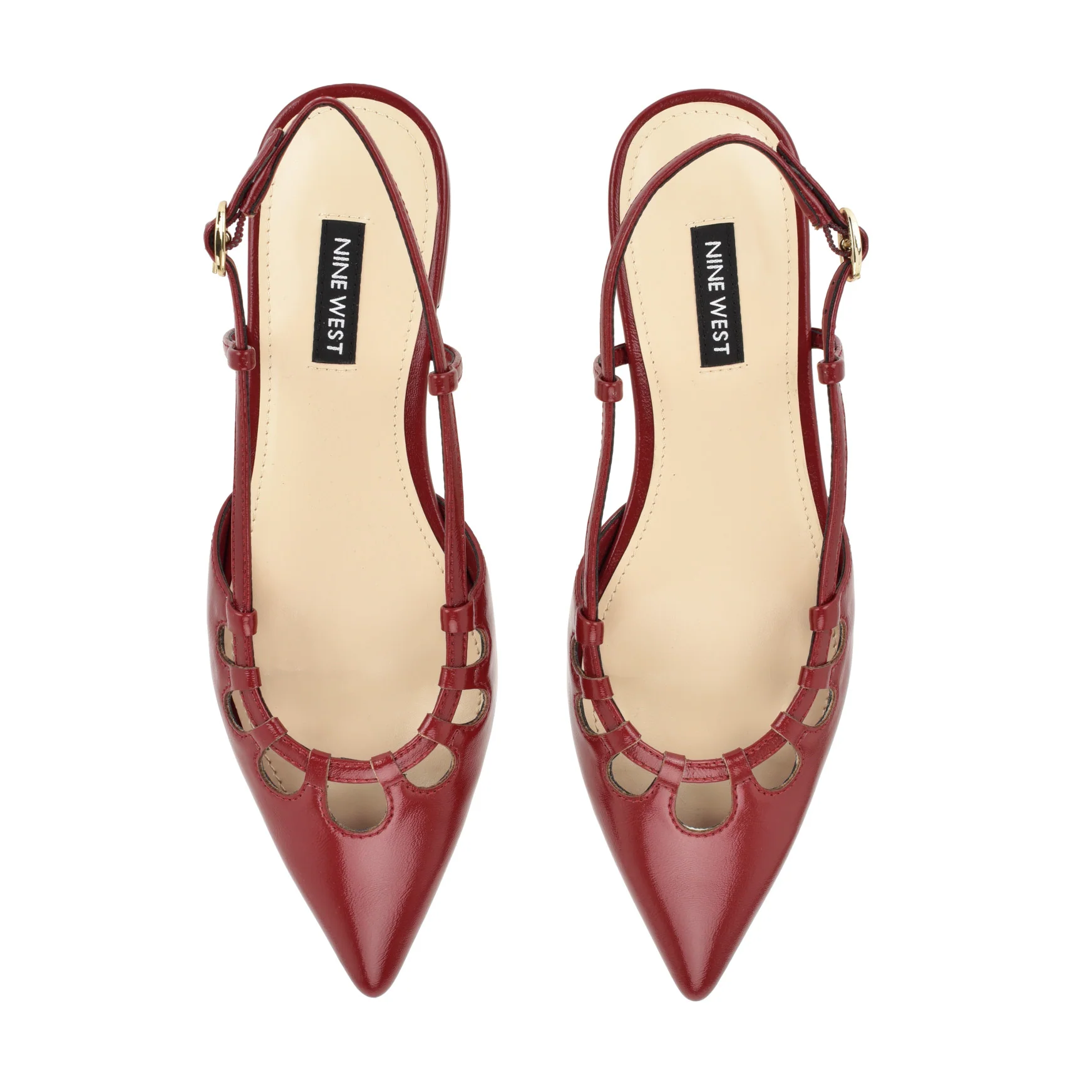 Harra Cutout Slingback Flats - Image 5
