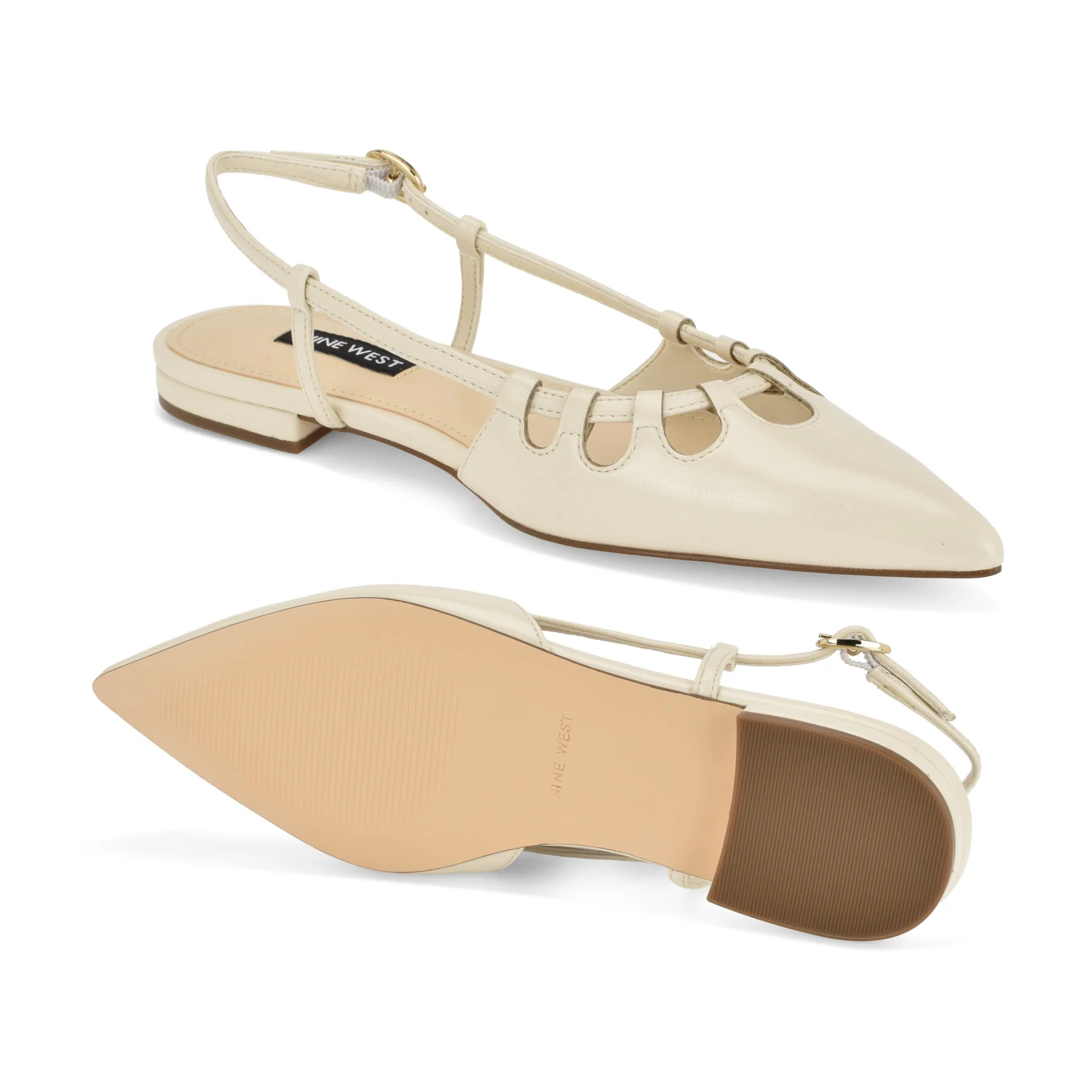 Harra Cutout Slingback Flats - Image 4