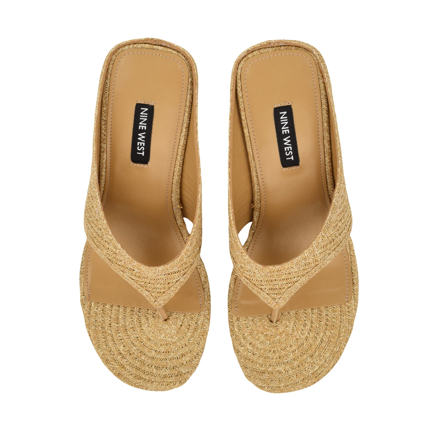 Jadde Thong Wedge Sandals - Image 5