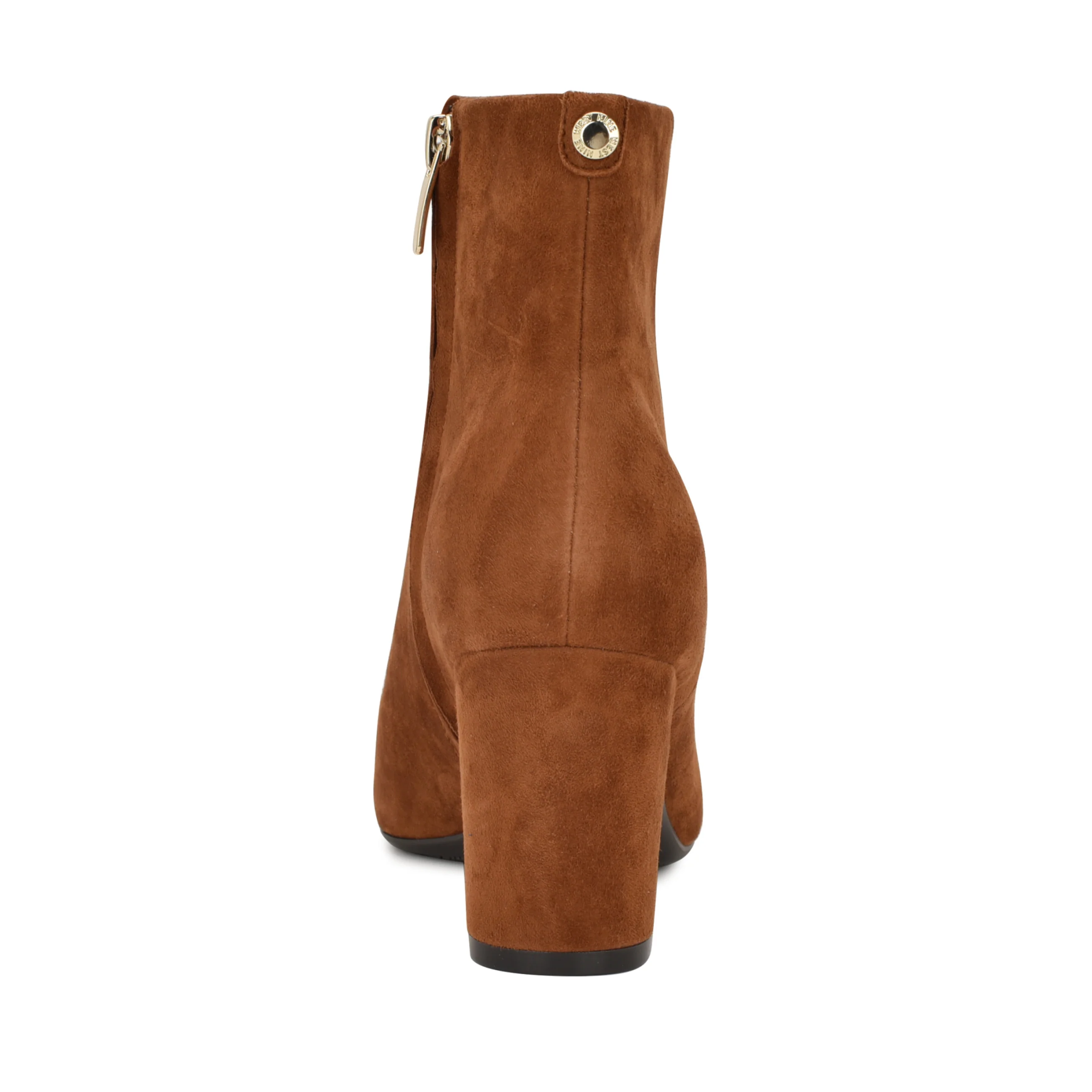 Lorela 9X9 Block Heel Leather Booties - Image 4