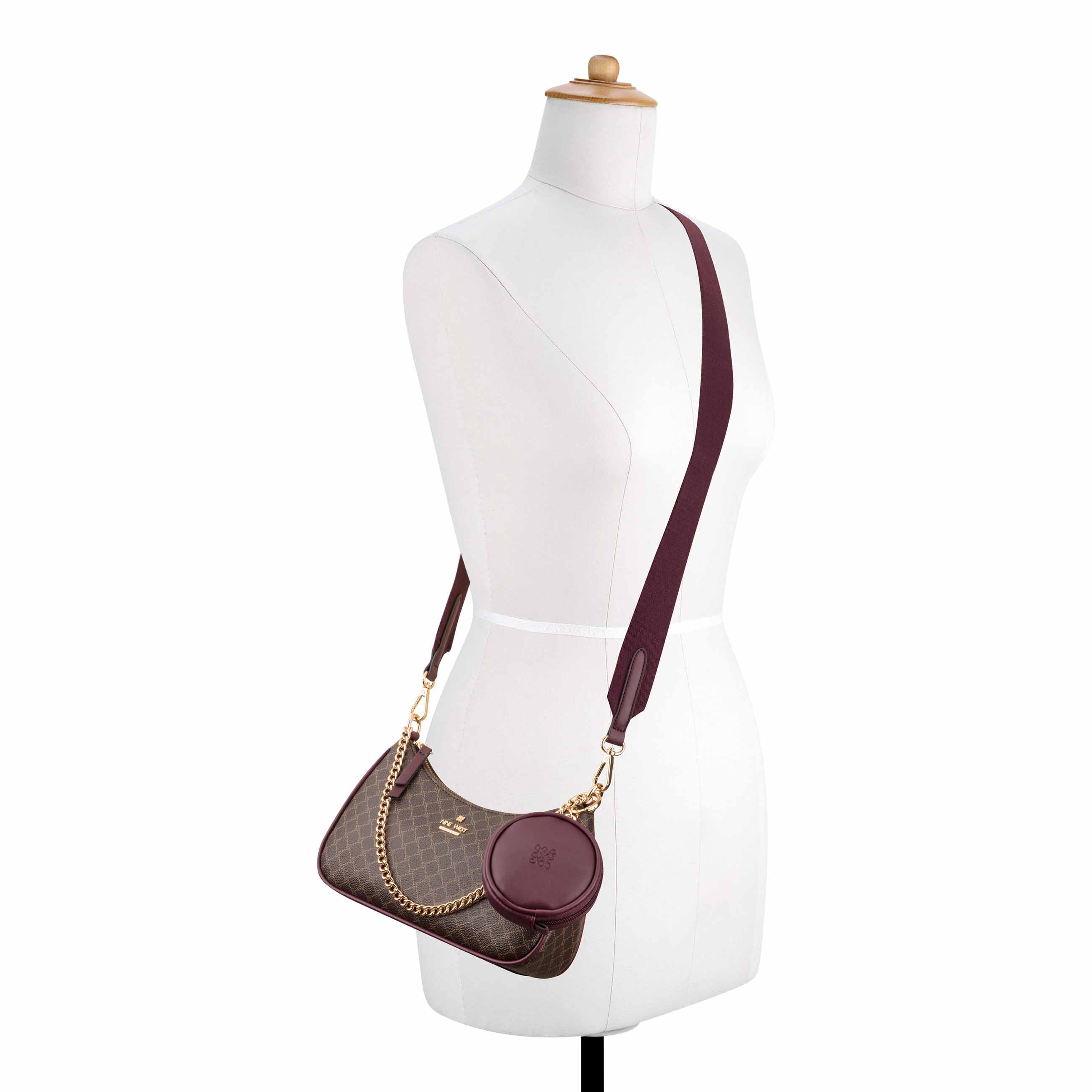 Luela Convertible Shoulder Crossbody Bag Duo with Pouch Gift Set - Image 5