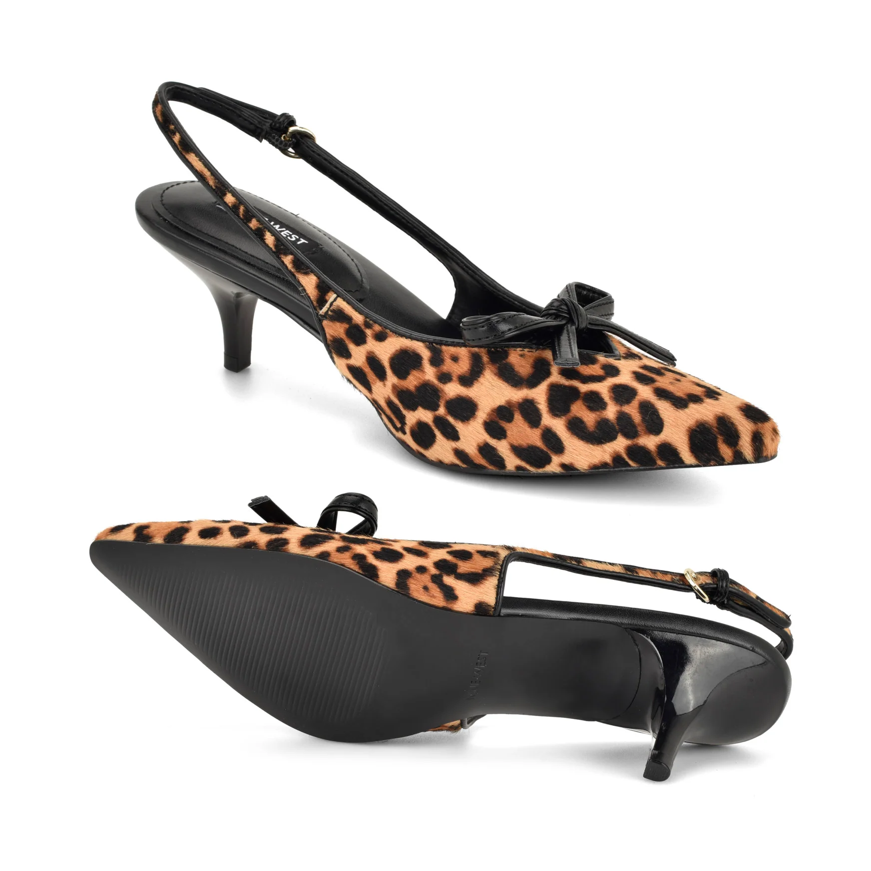 Lyrical Bow Slingback Pumps - Image 4