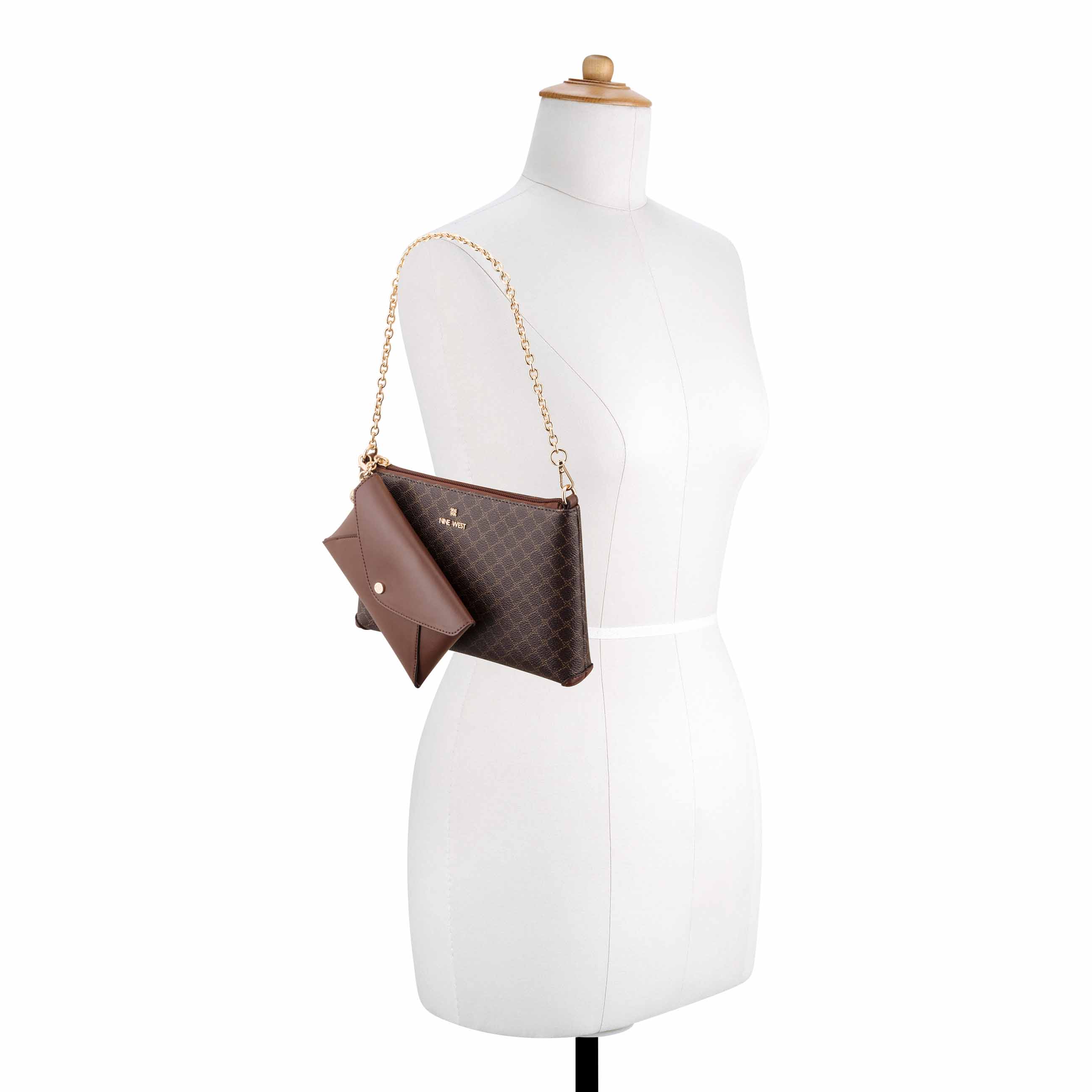 Marissa Convertible Shoulder Wristlet Bag Duo with Card Case Gift Set - Image 6