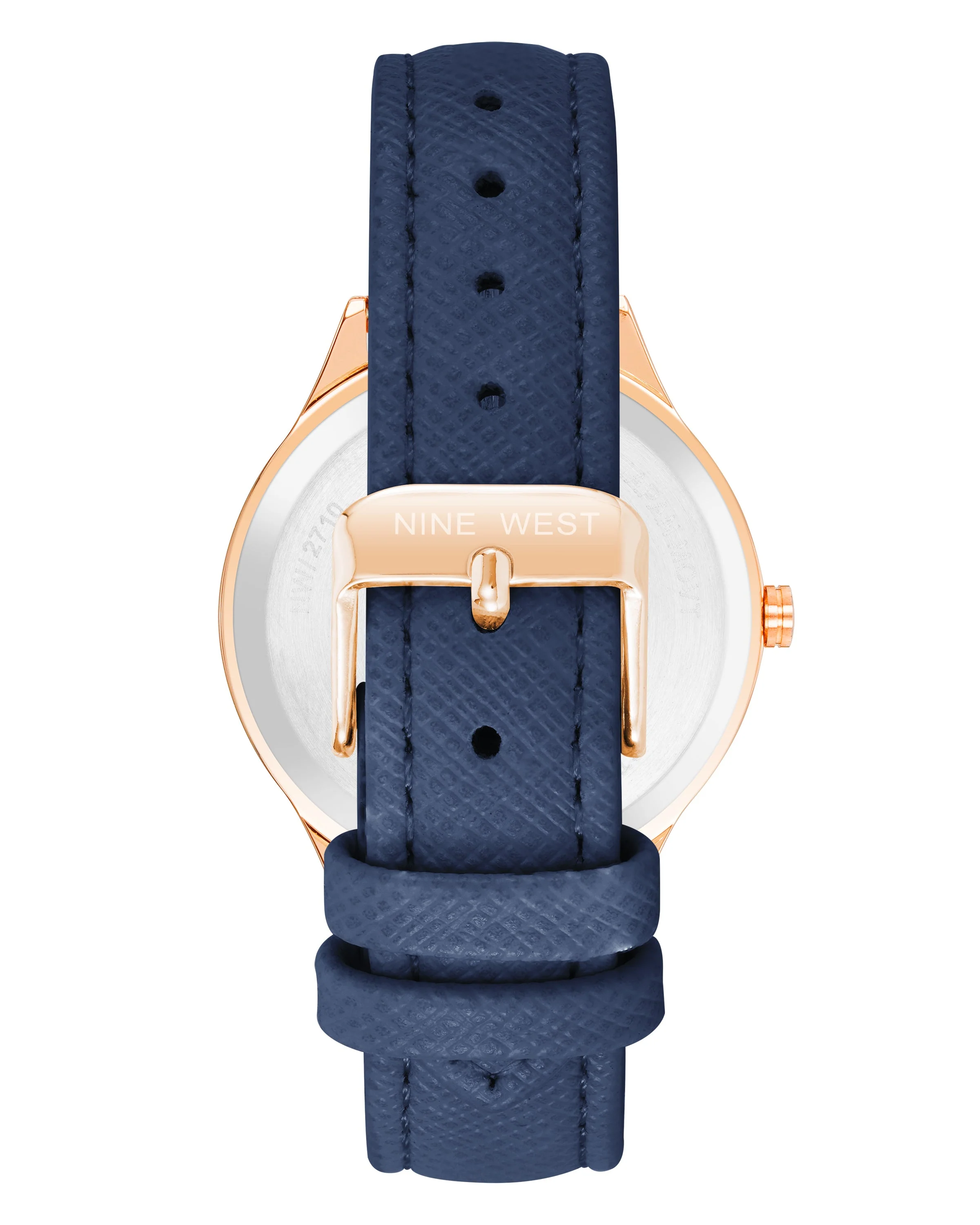Navy Textured Strap Watch - Image 2