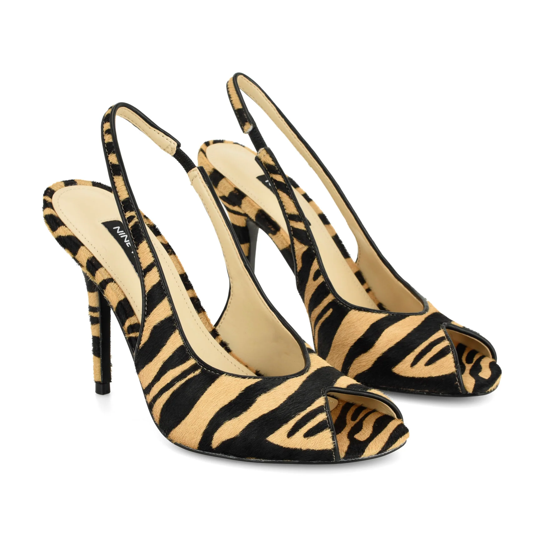 Pretta Peep Toe Slingback Pumps - Image 2
