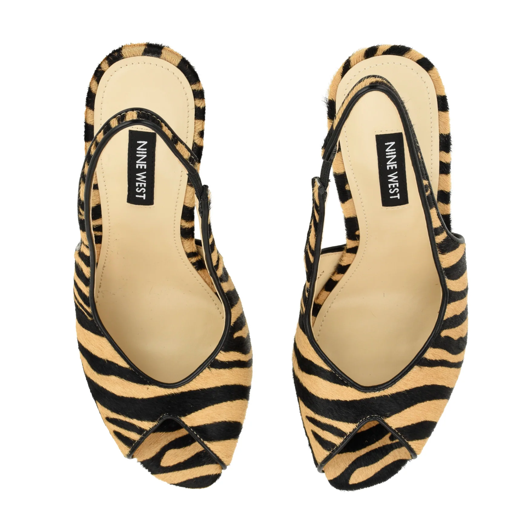 Pretta Peep Toe Slingback Pumps - Image 5