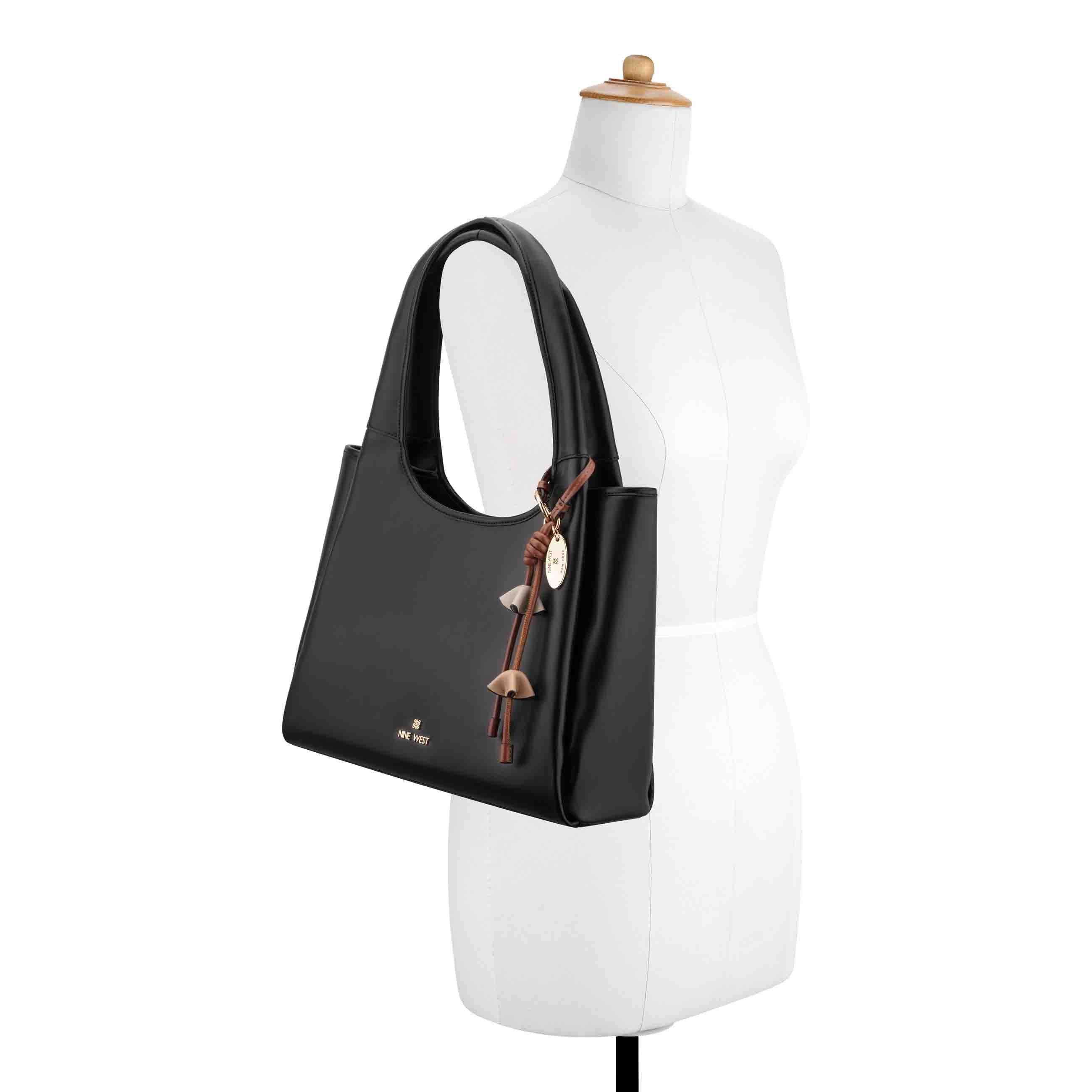Priya Triple Compartment Shoulder Bag - Image 5