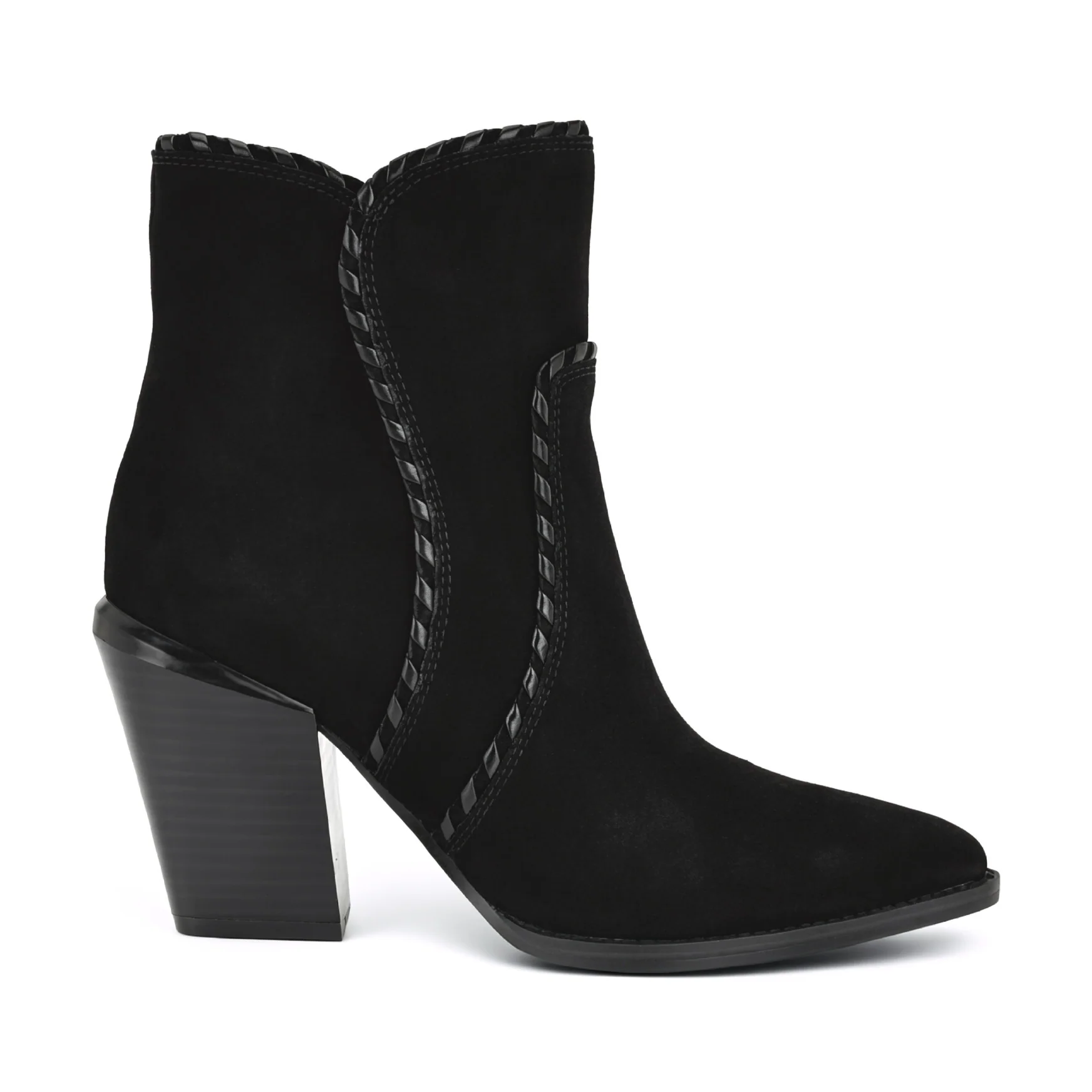 Raxton Leather Western Booties