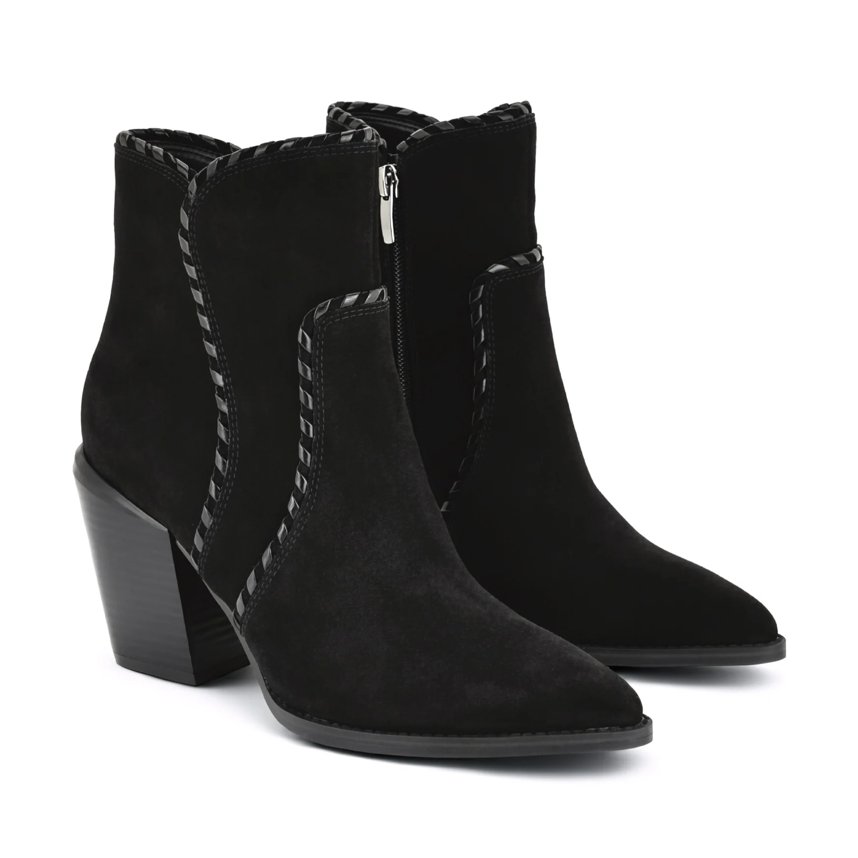 Raxton Leather Western Booties - Image 2