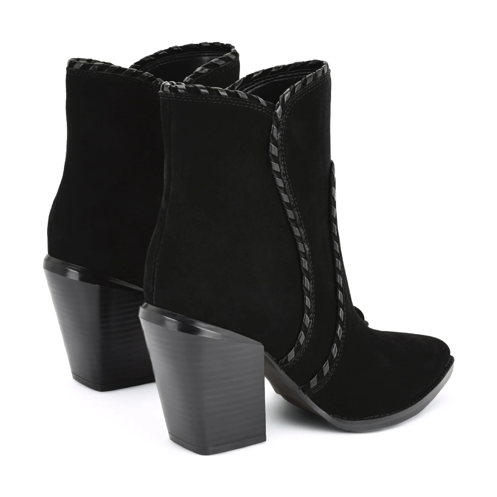 Raxton Leather Western Booties - Image 3