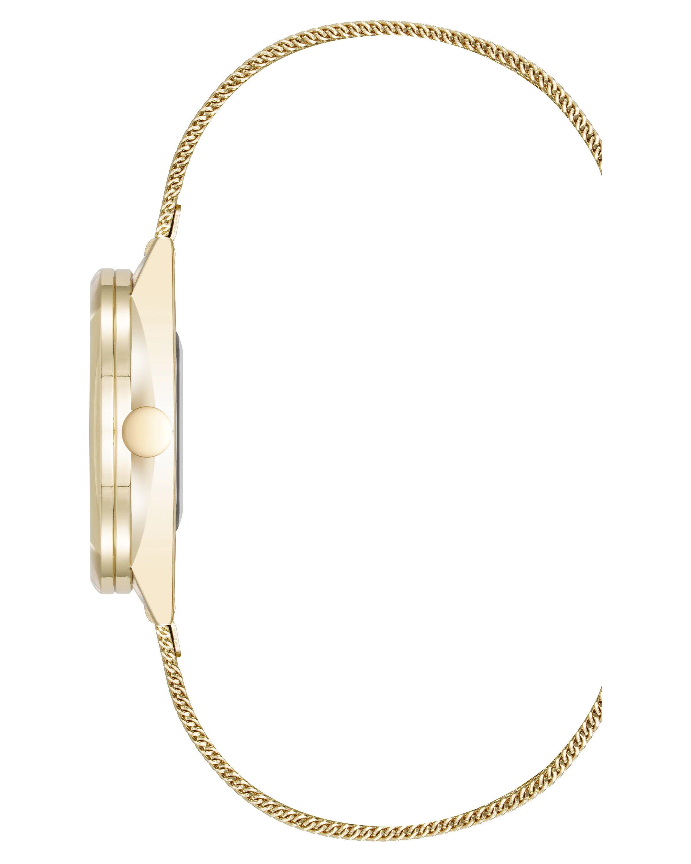 Round Case Mesh Bracelet Watch - Image 3