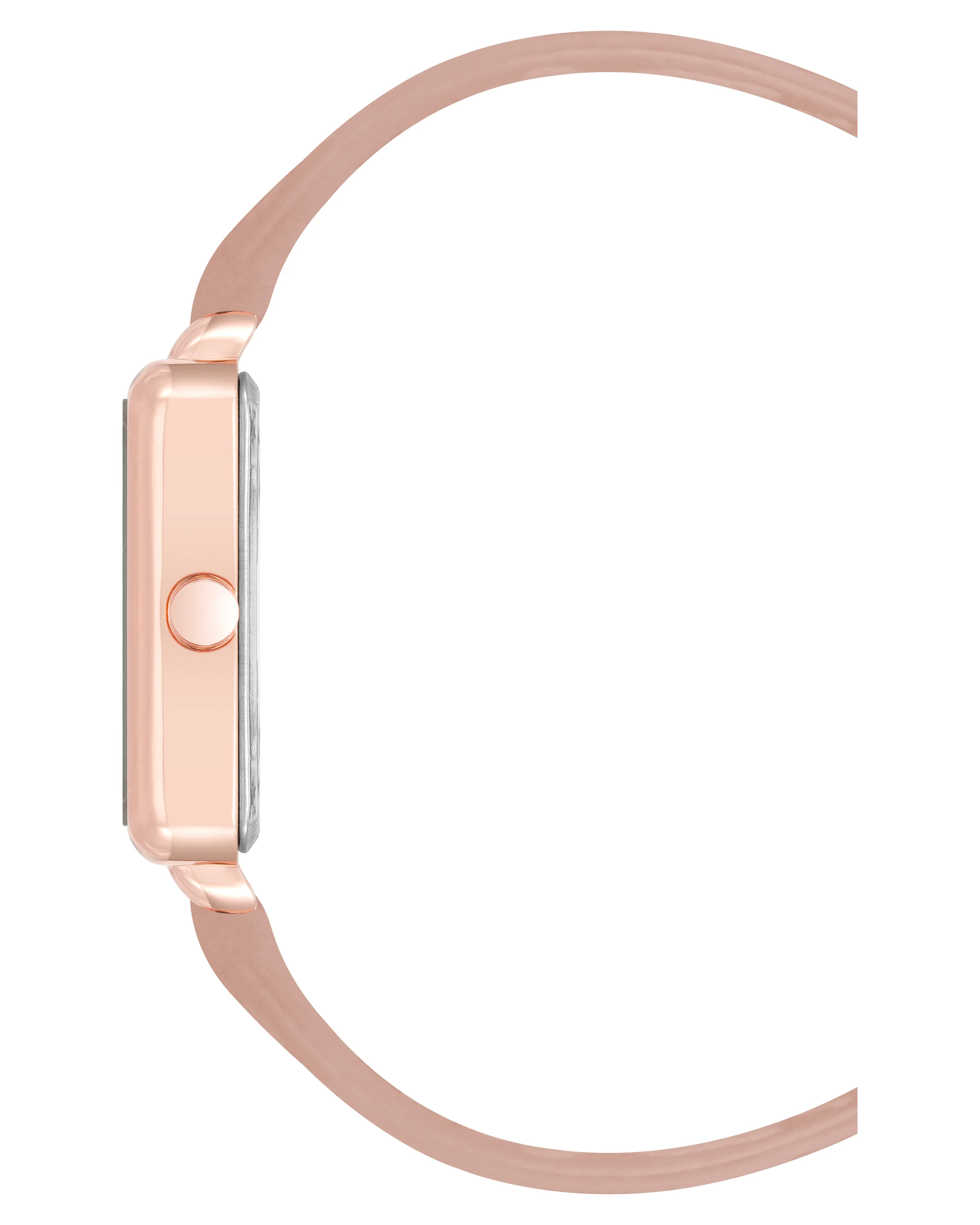Square Case Smooth Strap Watch - Image 3