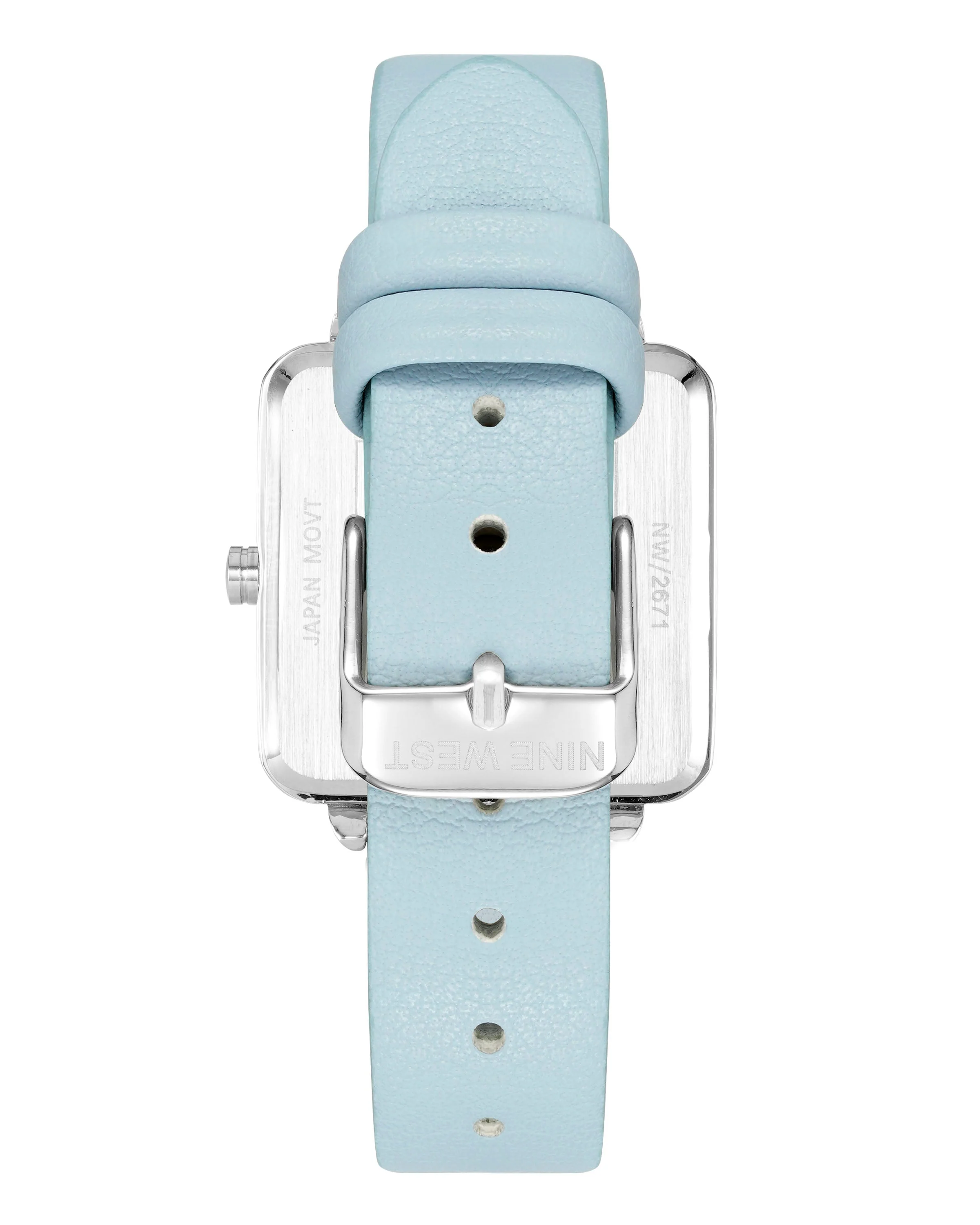 Square Case Smooth Strap Watch - Image 2