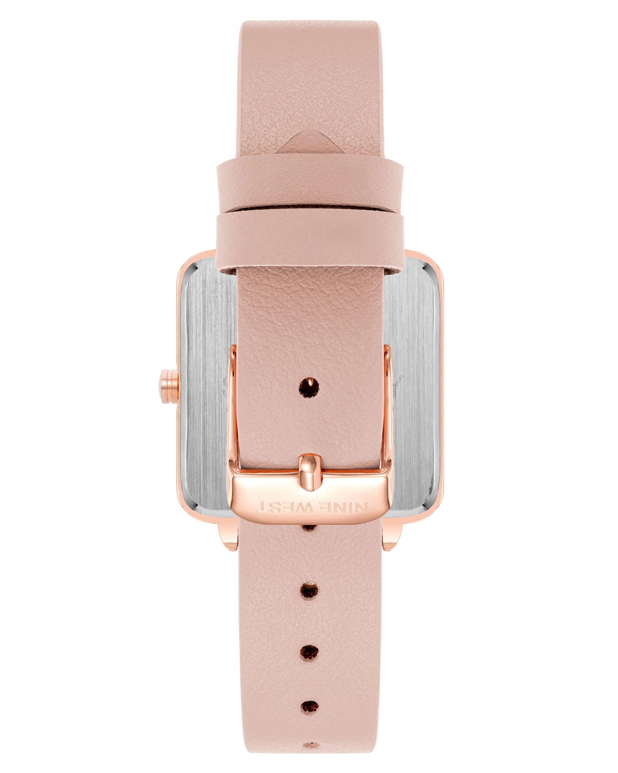 Square Case Smooth Strap Watch - Image 2